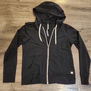 Vuori Black Zip-Up Hoodie